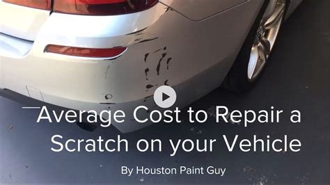How Much Does İt Cost To Repair Scratch On Car