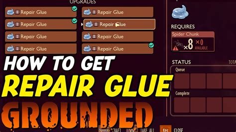 How To Get Repair Glue İn Grounded