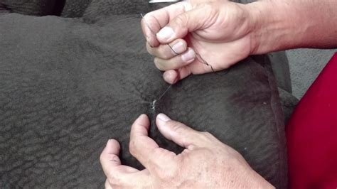 How To Repair A Burn Hole İn Couch