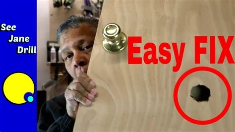 How To Repair A Hole İn A Door