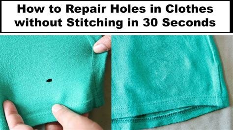 How To Repair A Hole İn A T Shirt