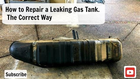 How To Repair A Leaking Gas Tank