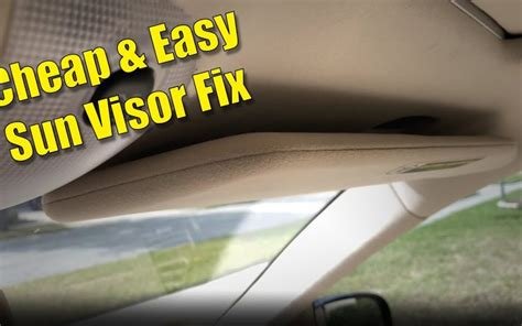 How To Repair Car Visor