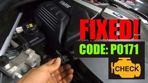 How To Repair Code P0171