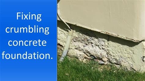 How To Repair Concrete Foundation Crumbling
