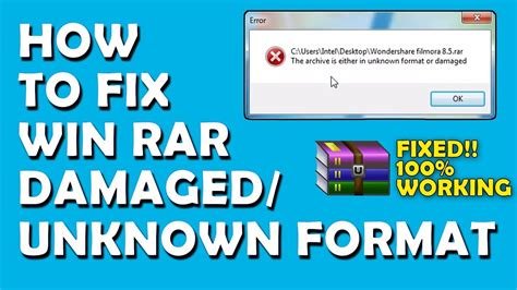 How To Repair Corrupted Rar File