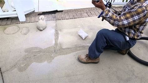 How To Repair Cracked Concrete Patio