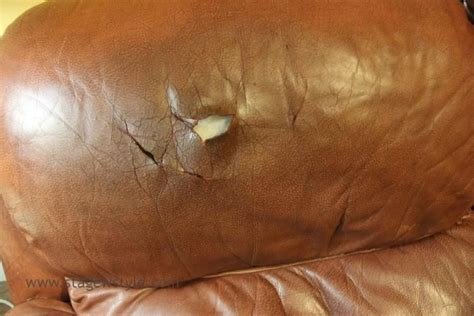 How To Repair Hole İn Leather Couch