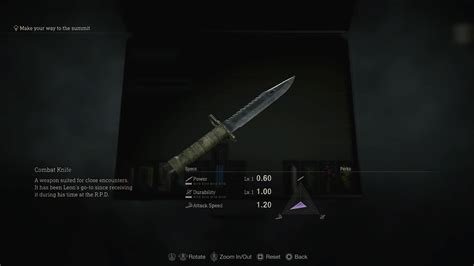How To Repair Knife Re4 Remake